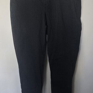 Nine West Houndstooth Slim Ankle Office Business Casual Workwear Pants Size 12